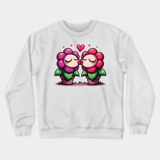 Flowers pollinating Crewneck Sweatshirt